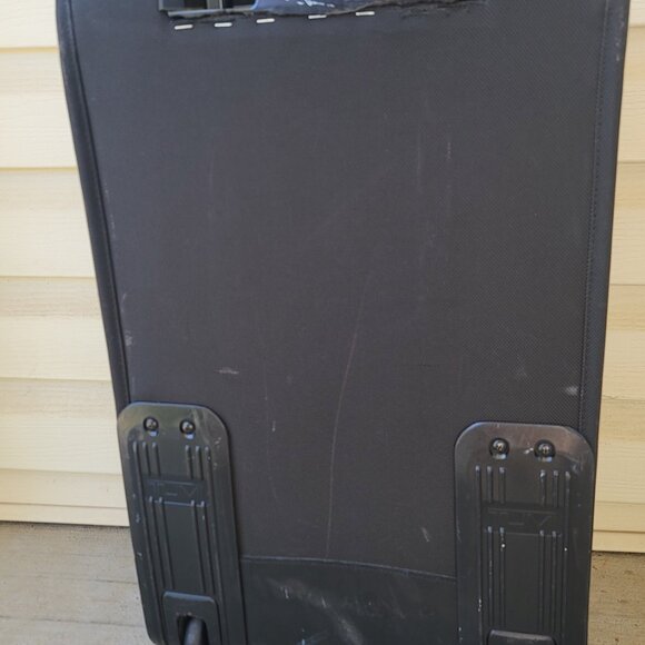 Vintage Tumi USA Black Ballistic Nylon 22" Wheeled Carry-On Suitcase (2243D4) - Picture 6 of 16